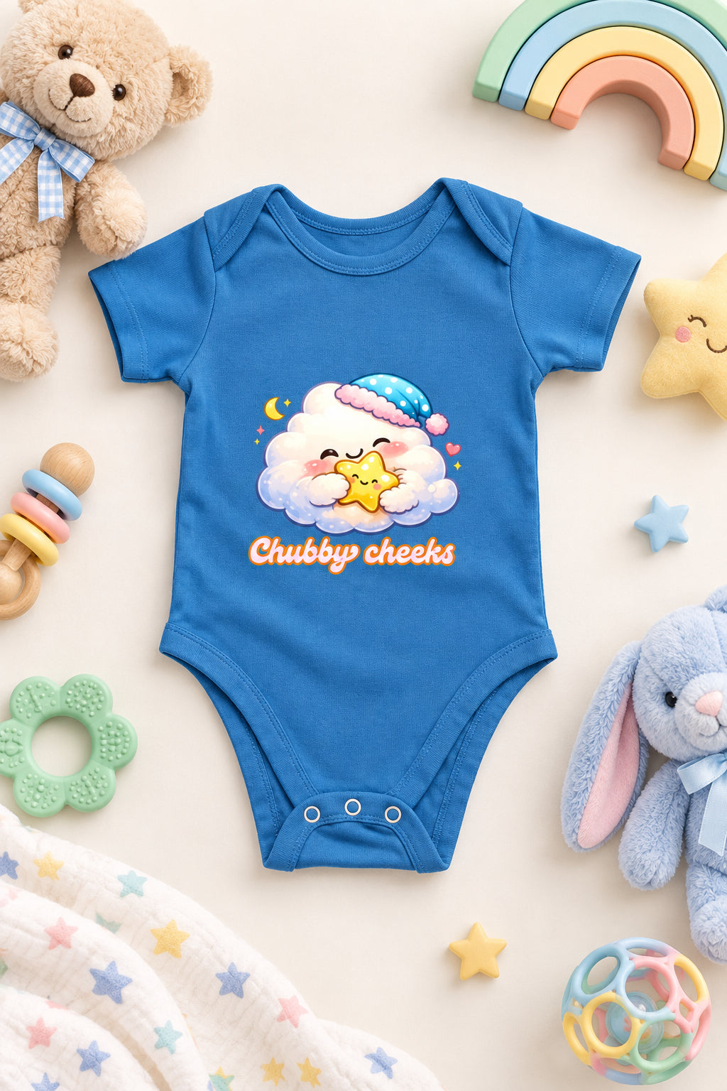 Cloud Cartoon Baby Romper  – ToonVerze Baby Bodysuit