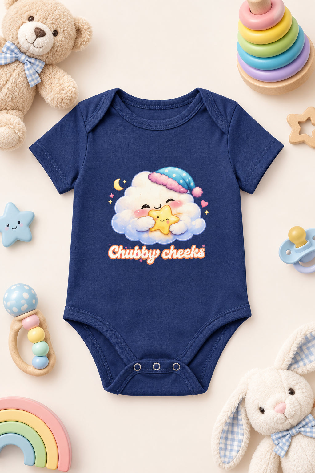 Cloud Cartoon Baby Romper – ToonVerze Baby Bodysuit